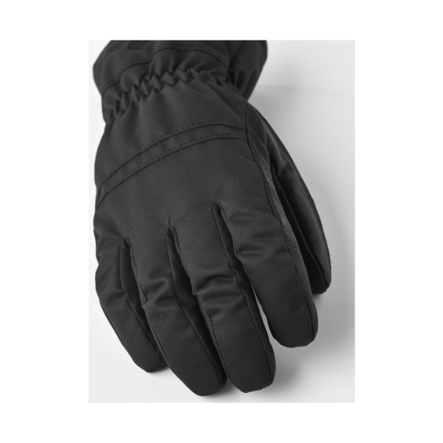 hestra Women's Primaloft Leather - 5 finger 100_Black 3003710