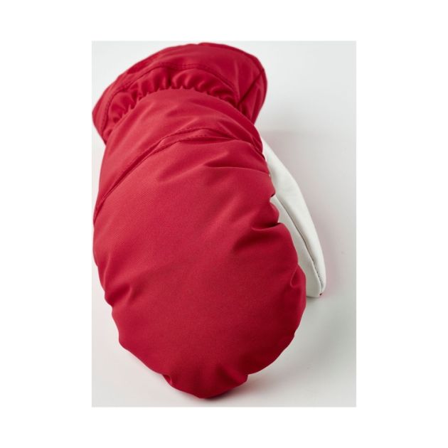 hestra Women's Primaloft Leather - mitt 560_Red 3003711