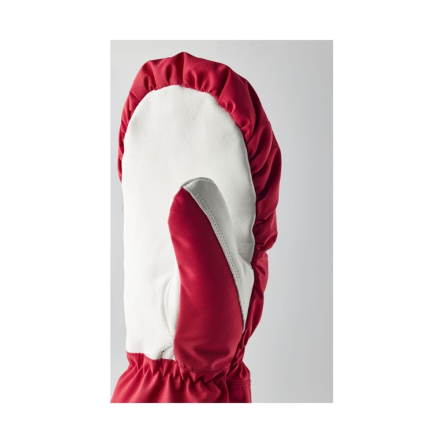 hestra Women's Primaloft Leather - mitt 560_Red 3003711
