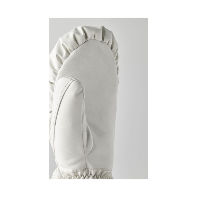 hestra Women's Primaloft Leather - mitt 30_Ivory 3003711