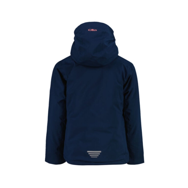 CMP Kid G Jacket Fix Hood M928 Blue Ink 35W0325