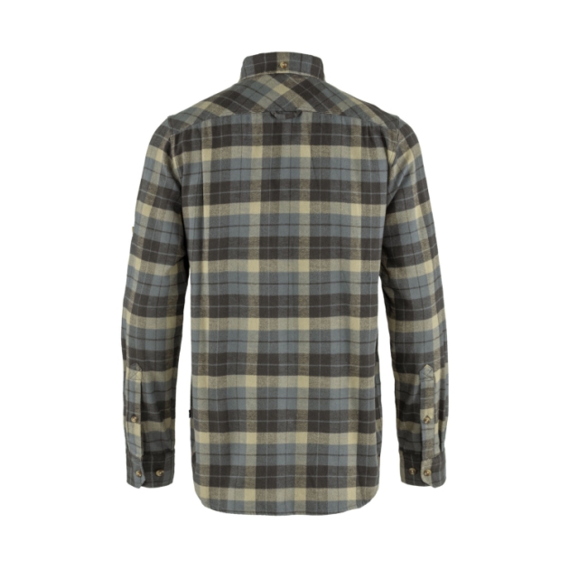 fjällräven Singi Heavy Flannel Shirt men 046-018_Super Grey-Stone Grey F81373