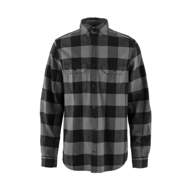 fjällräven Övik Heavy Flannel Shirt M 550-020_Black-Grey F82978