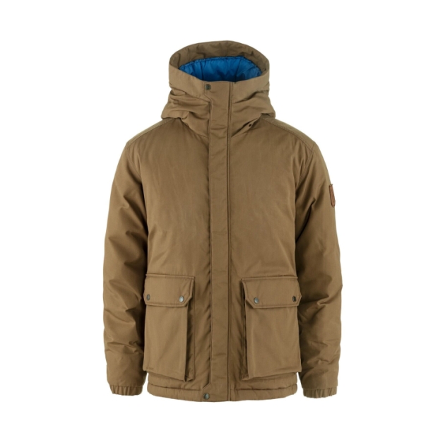 fjällräven Övik Padded Jacket M 265_Wood Brown F12500184