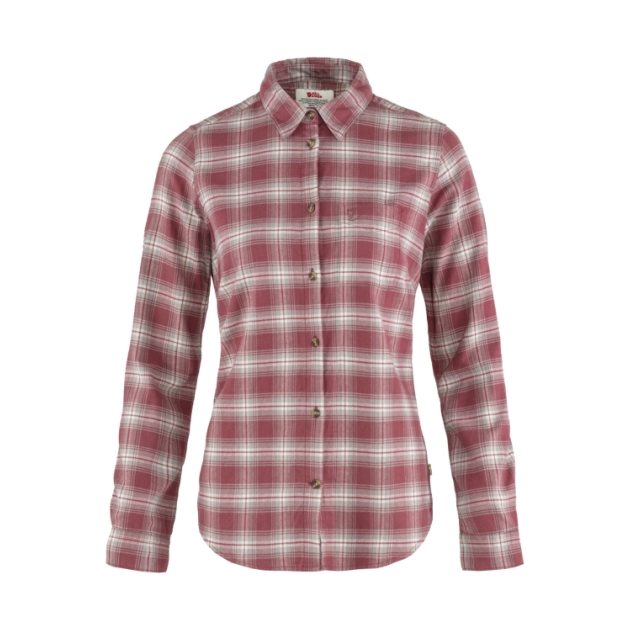 fjällräven Övik Flannel Shirt W 410-021_Mesa Purple-Fog F89833