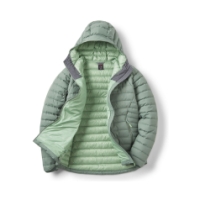 rab Microlight Windstopper Hoody Wmns Dark Fig Green QDB-74