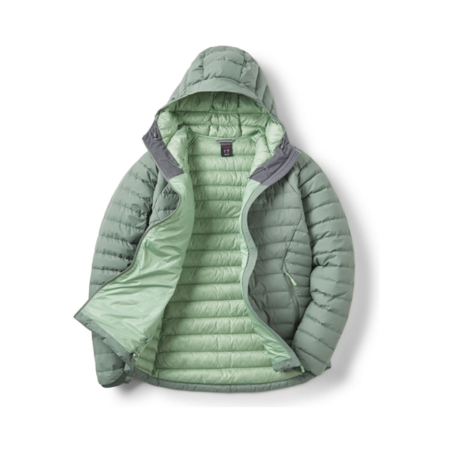 rab Microlight Windstopper Hoody Wmns Dark Fig Green QDB-74