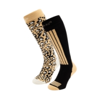 poederbaas Ski Socks 2-pack 3_Black Multi PB040712
