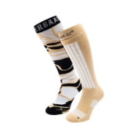poederbaas Ski Socks 2-pack 254_Warm Sand PB040712