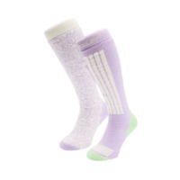 poederbaas Ski Socks 2-pack 103_White Multi PB040712