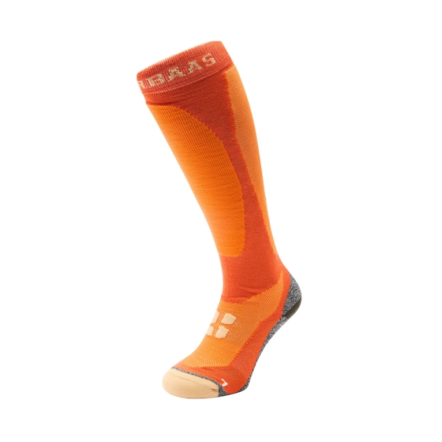 poederbaas Bamboo Freeride Ski Socks 800_Orange PB050725