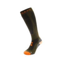 poederbaas Bamboo Freeride Ski Socks 304_Olive Green PB050725