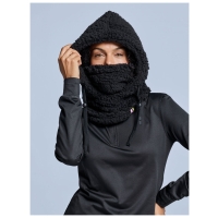 poederbaas Fluffy Balaclava 001_Black PB070712