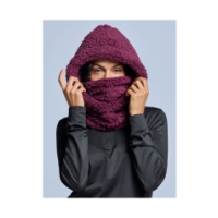 poederbaas Fluffy Balaclava 601_Bordeaux PB070712
