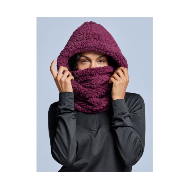 poederbaas Fluffy Balaclava 601_Bordeaux PB070712