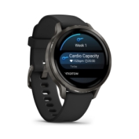 garmin Venu 4 - 41mm Slate met zwarte siliconen band 010-03013-02