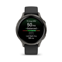 garmin Venu 4 - 41mm Slate met zwarte siliconen band 010-03013-02