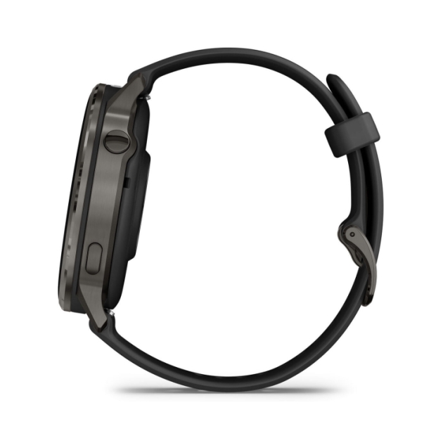 garmin Venu 4 - 45mm Slate met Zwarte siliconen band 010-03014-00