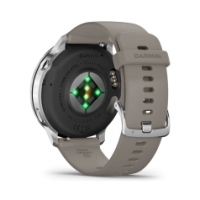 garmin Venu 4 - 45mm Zilver met zilvergrijze siliconen ba 010-03014-01