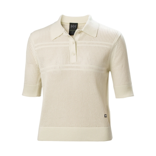 helly-hansen W Salt Knit Polo 034_Cream 34400