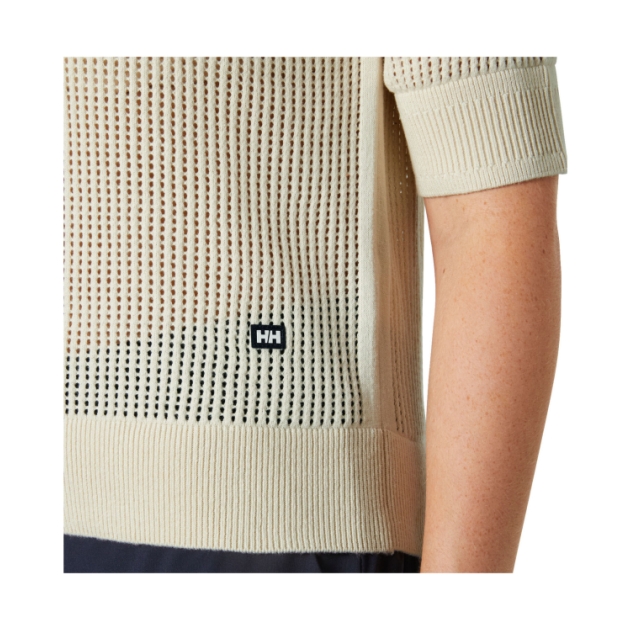helly-hansen W Salt Knit Polo 034_Cream 34400