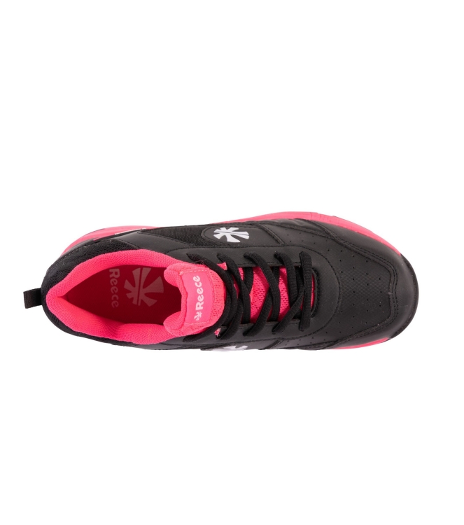 Reece Reece Powerpitch Hockey Shoe Outdoor 8660_black-pink 875214 8660_Black-Pink Reece hockeyschoenen 875214 ivoor bij Leerentveldvrijetijd.nl