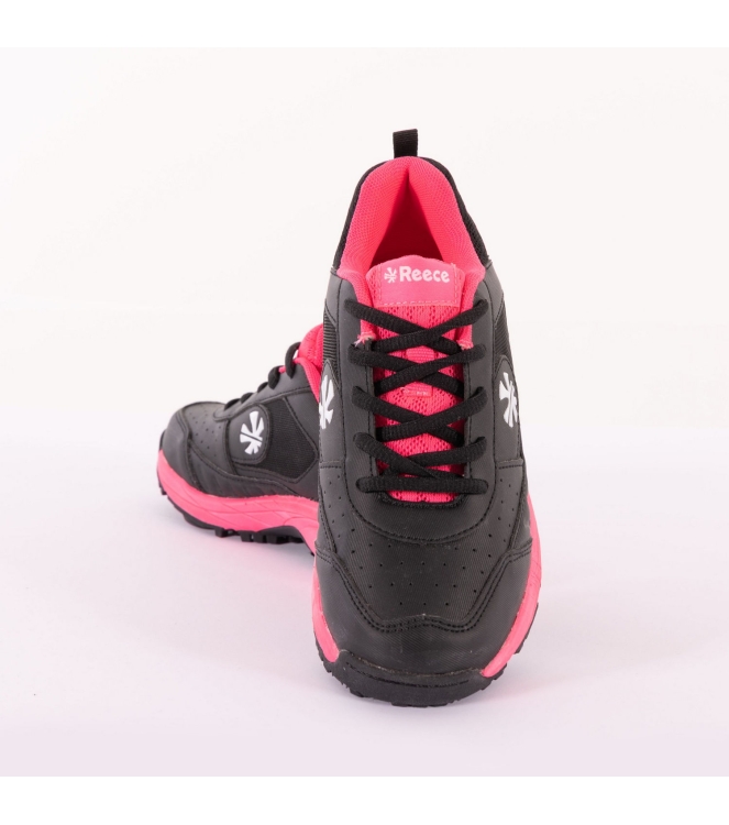 Reece Reece Powerpitch Hockey Shoe Outdoor 8660_black-pink 875214 8660_Black-Pink Reece hockeyschoenen 875214 ivoor bij Leerentveldvrijetijd.nl