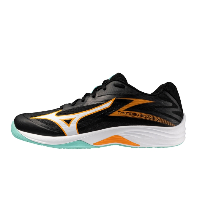 mizuno mizuno Thunder Blade Z black/tangelo/icegreen V1GA2370 7 Black/Tangelo/IceGreen mizuno hockeyschoenen V1GA2370 7 licht grijs bij Leerentveldvrijetijd.nl