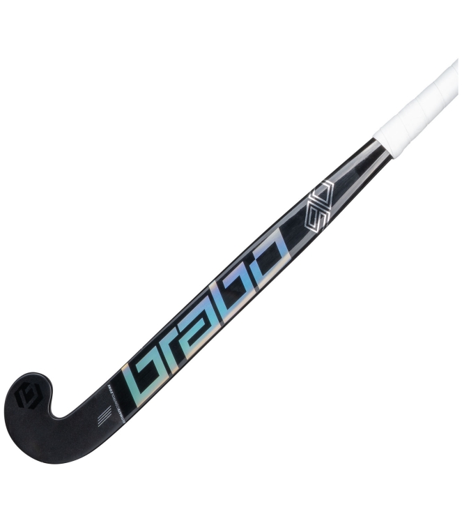 Brabo Brabo Traditional Carbon 90 LB black/silver 315.51222.000 Black/Silver Brabo hockeysticks 315.51222.000 licht grijs bij Leerentveldvrijetijd.nl