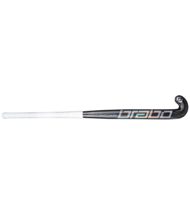 Brabo Brabo Traditional Carbon 90 LB black/silver 315.51222.000 Black/Silver Brabo hockeysticks 315.51222.000 licht grijs bij Leerentveldvrijetijd.nl