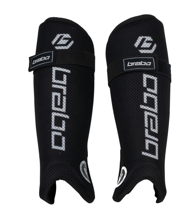 Brabo Brabo Tribute Shinguard black/white 317.00070.000 Black/White Brabo bescherming 317.00070.000 licht grijs bij Leerentveldvrijetijd.nl