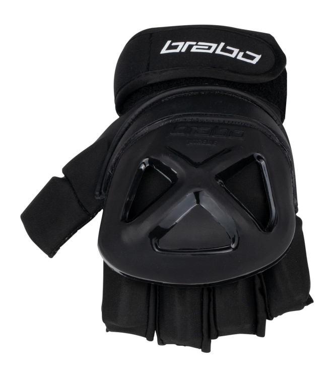 Brabo Brabo Extreme Player Glove black 317.01030.010 Black Brabo bescherming 317.01030.010 licht grijs bij Leerentveldvrijetijd.nl