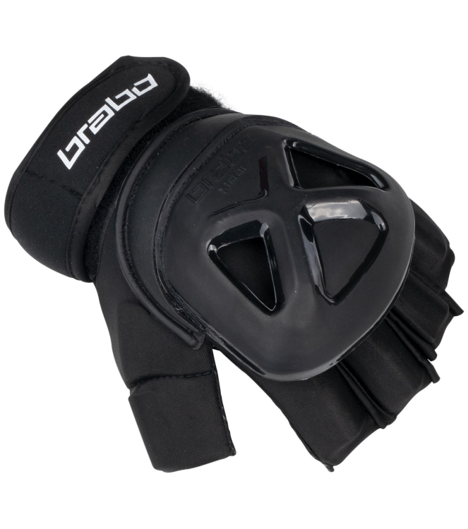 Brabo Brabo Extreme Player Glove black 317.01030.010 Black Brabo bescherming 317.01030.010 licht grijs bij Leerentveldvrijetijd.nl