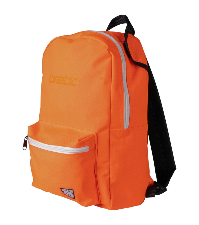 Brabo Brabo Backpack Force orange/white 319.55000.040 Orange/White Brabo hockeytassen 319.55000.040 beige bij Leerentveldvrijetijd.nl