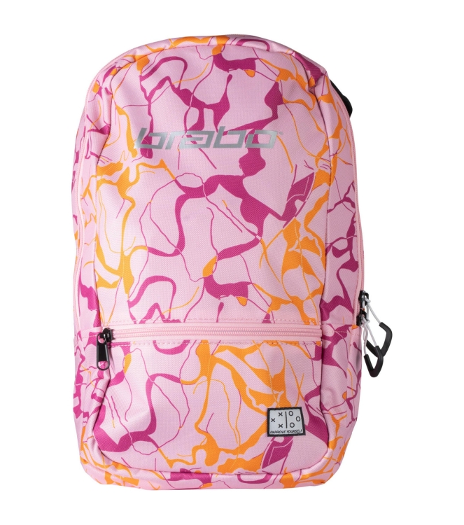 Brabo Brabo Backpack FUN marble/pink 319.55040.030 Marble/Pink Brabo hockeytassen 319.55040.030 ivoor bij Leerentveldvrijetijd.nl