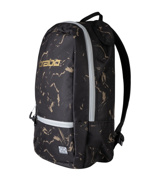 Brabo Brabo Backpack FUN marble/black 319.55040.050 Marble/Black Brabo hockeytassen 319.55040.050 licht grijs bij Leerentveldvrijetijd.nl