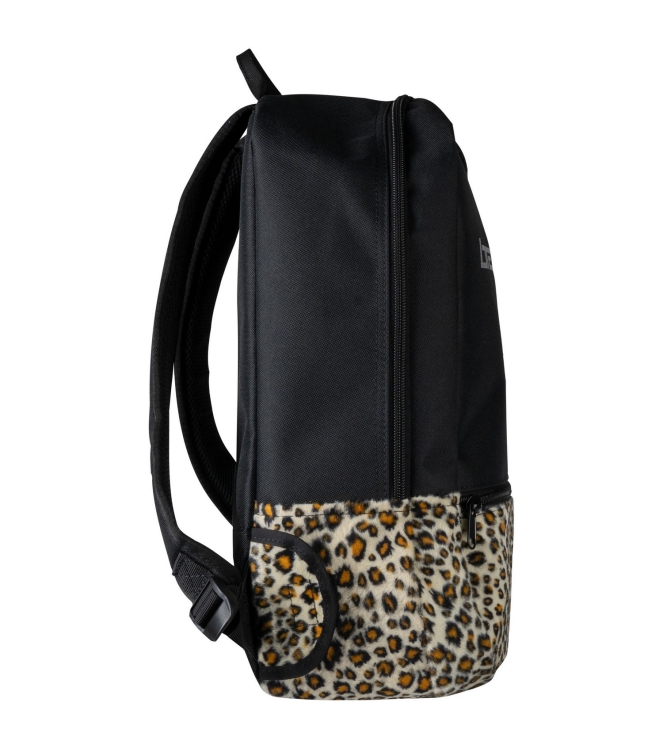 Brabo Brabo Backpack FUN leopard/black 319.55040.060 Leopard/Black Brabo hockeytassen 319.55040.060 groen bij Leerentveldvrijetijd.nl