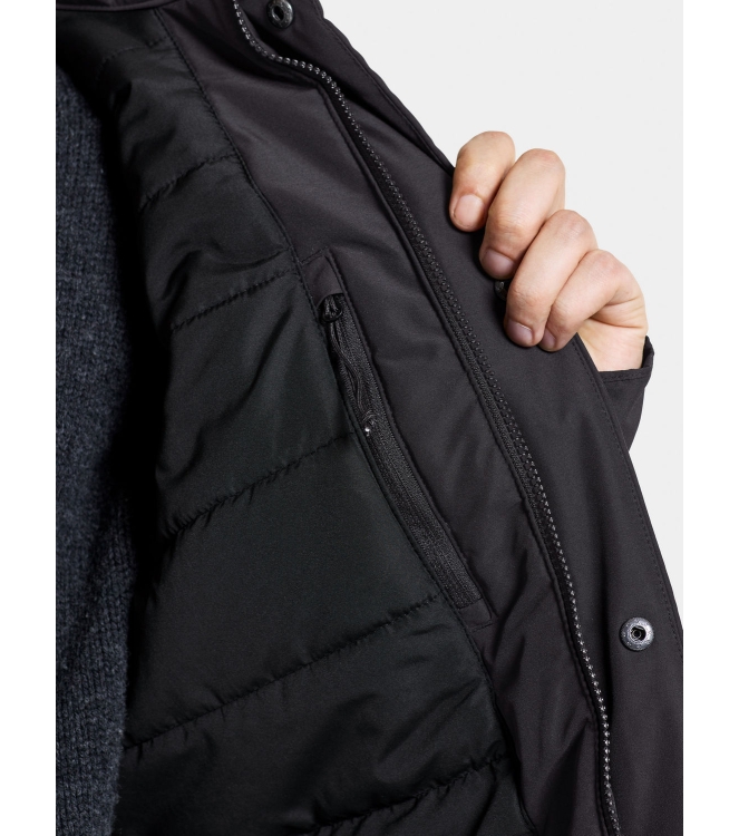 Didriksons 1913 Didriksons 1913 Stefan Usx Jkt 060_black 505041 060_Black Didriksons 1913 jassen 505041 licht grijs bij Leerentveldvrijetijd.nl