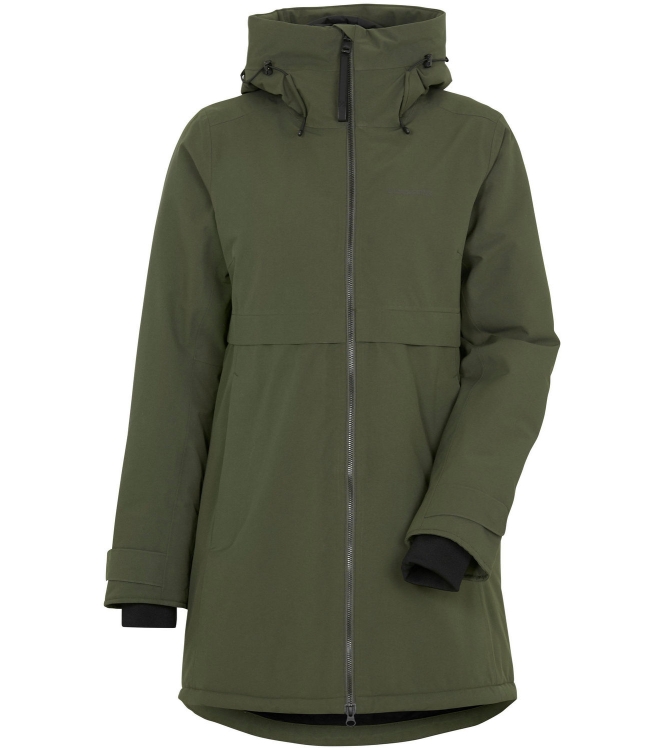 Didriksons 1913 Didriksons 1913 Helle Wns Parka 6 300_deep green 506175 300_Deep Green Didriksons 1913 jassen 506175 donker grijs bij Leerentveldvrijetijd.nl
