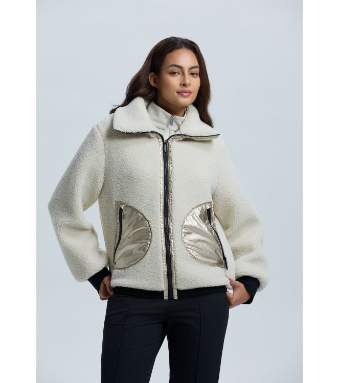 Luhta Luhta Iskoinen Midlayer 024_powder 8_38249_329_L 024_Powder Luhta fleeces en truien 8_38249_329_L roze bij Leerentveldvrijetijd.nl