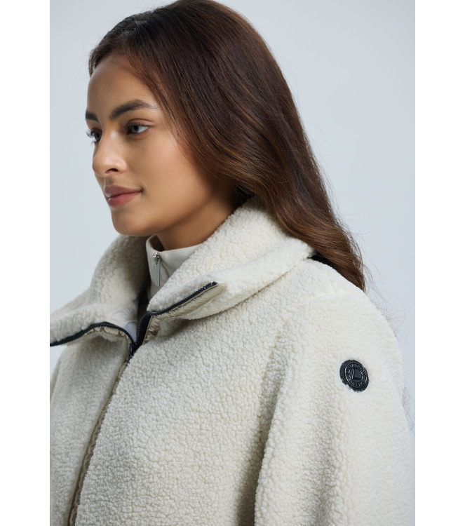 Luhta Luhta Iskoinen Midlayer 024_powder 8_38249_329_L 024_Powder Luhta fleeces en truien 8_38249_329_L roze bij Leerentveldvrijetijd.nl