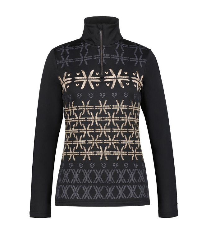 Luhta Luhta Ahjola Shirt 990_basic black 8_38212_586_L 990_Basic Black Luhta wintersportkleding 8_38212_586_L licht grijs bij Leerentveldvrijetijd.nl