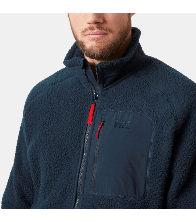 Helly Hansen Helly Hansen Panorama Pile Block Jacket 598_navy 49460 598_Navy Helly Hansen fleeces en truien 49460 geen kleur bij Leerentveldvrijetijd.nl