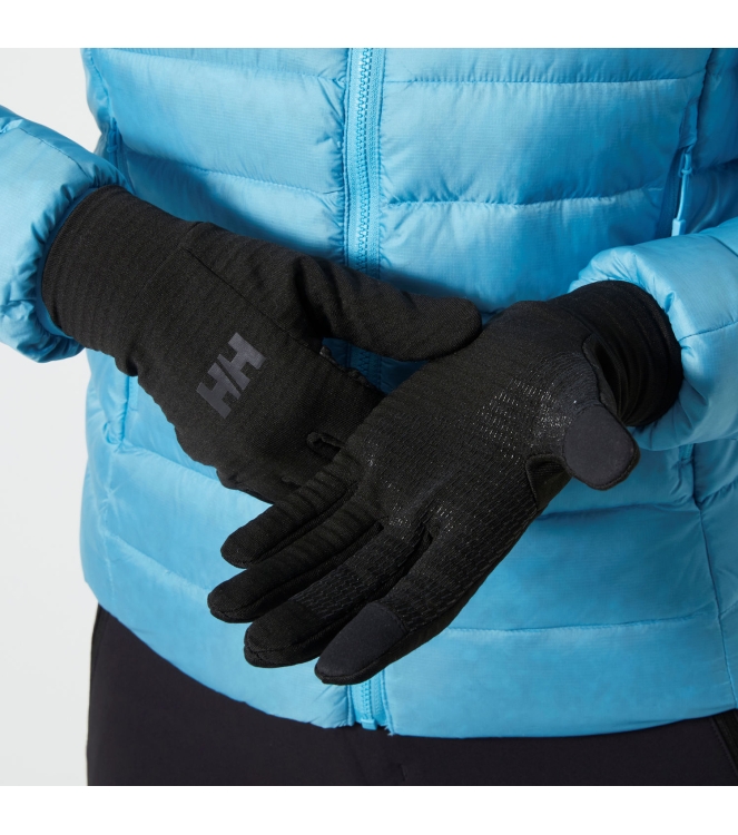 Helly Hansen Helly Hansen Versalite Touch Glove Liner 990_black 67640 990_Black Helly Hansen wintersportkleding 67640 licht grijs bij Leerentveldvrijetijd.nl