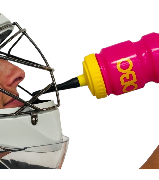 Obo Obo OBO Goalie Water Bottle pink 96232 Pink Obo hockey accessoires 96232 ivoor bij Leerentveldvrijetijd.nl