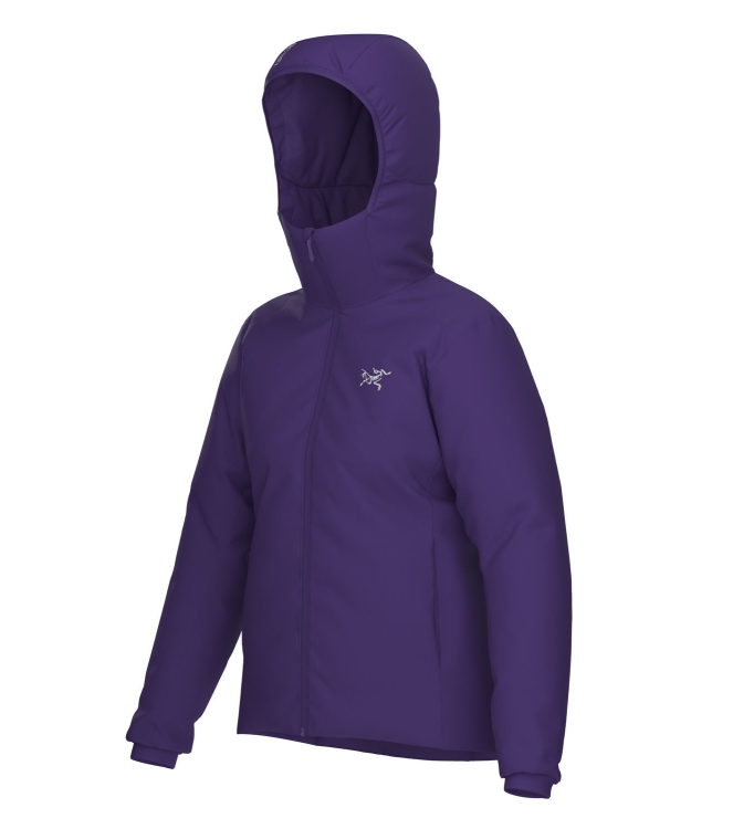 Arc'teryx Arc\'teryx Atom Hoody W azalea X000009452 Azalea Arc'teryx wintersportkleding X000009452 blauw combinatie bij Leerentveldvrijetijd.nl