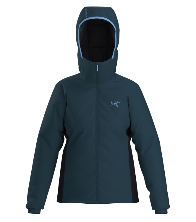 Arc'teryx Arc\'teryx Atom Hoody W midnight frost X000009452 Midnight Frost Arc'teryx wintersportkleding X000009452 antraciet bij Leerentveldvrijetijd.nl