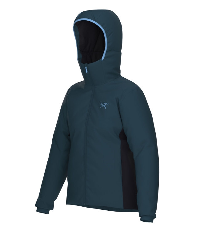 Arc'teryx Arc\'teryx Atom Hoody W midnight frost X000009452 Midnight Frost Arc'teryx wintersportkleding X000009452 antraciet bij Leerentveldvrijetijd.nl