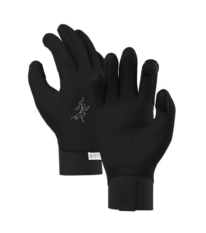 Arc'teryx Arc\'teryx Venta Glove black X000009934 Black Arc'teryx wintersportkleding X000009934 licht grijs bij Leerentveldvrijetijd.nl
