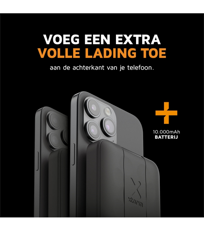 Xtorm Xtorm Magnetic Wireless Powerbank 10.000 FS5W101 Xtorm electra FS5W101 ecru bij Leerentveldvrijetijd.nl